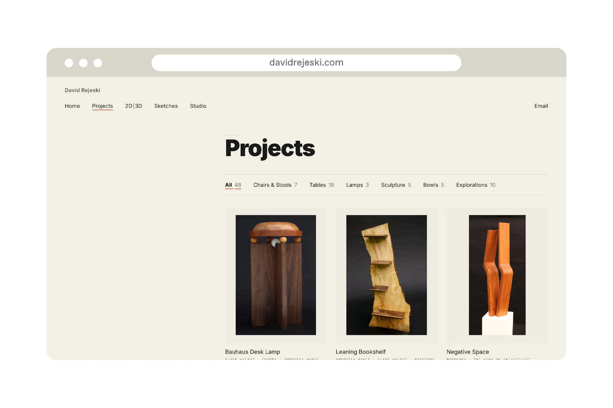 David Rejeski Site