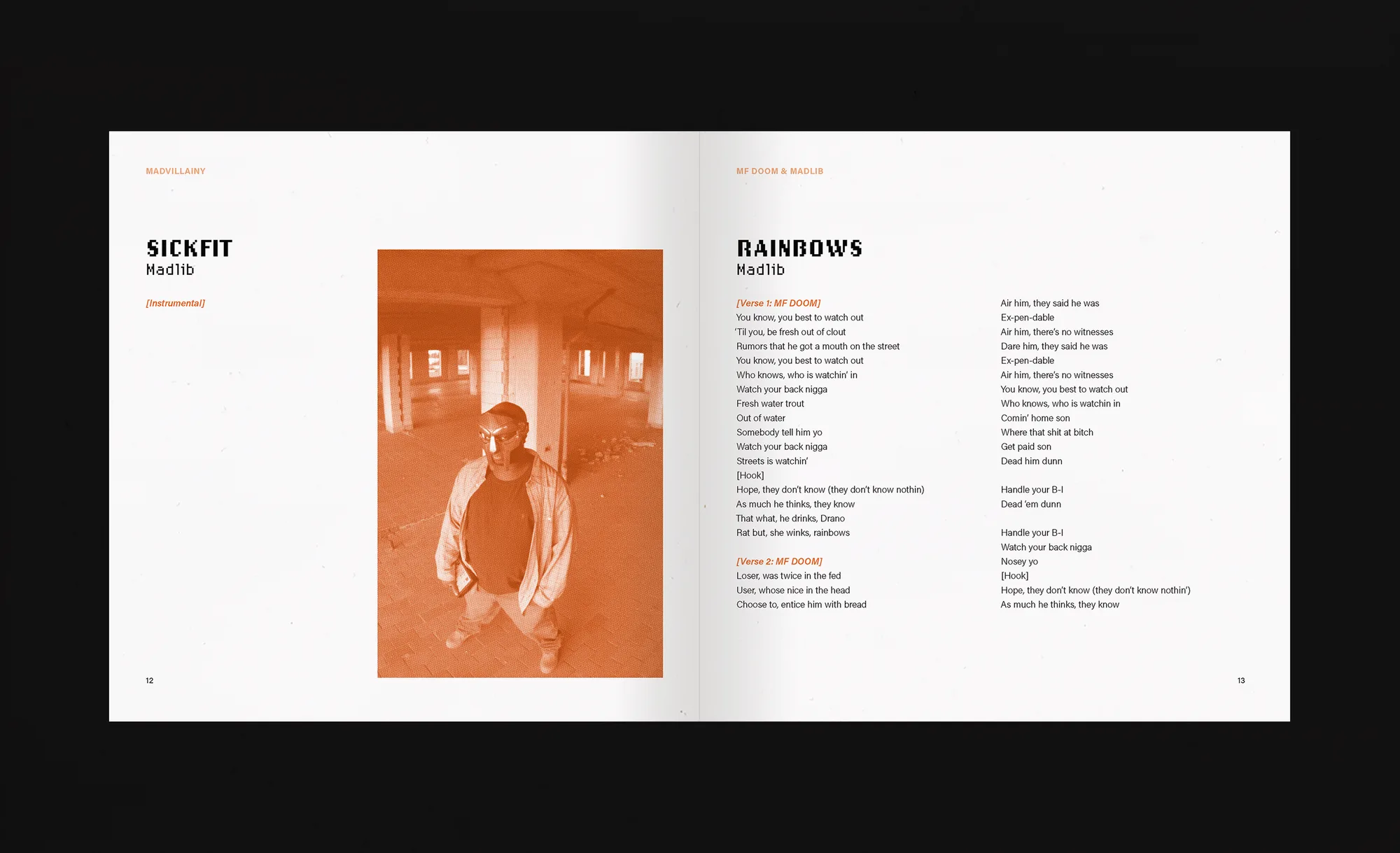 Madvillainy Booklet