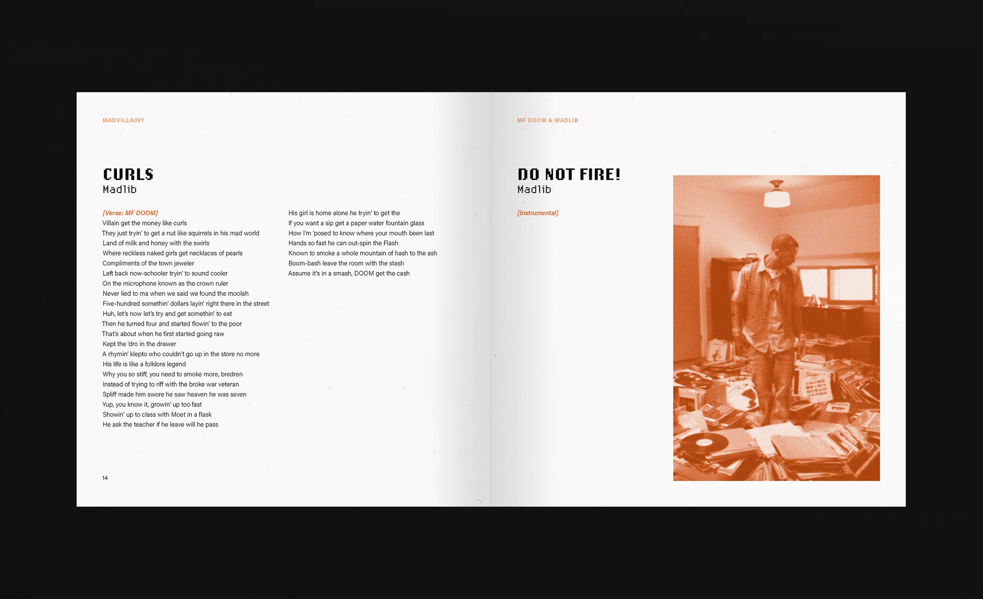 Madvillainy Booklet